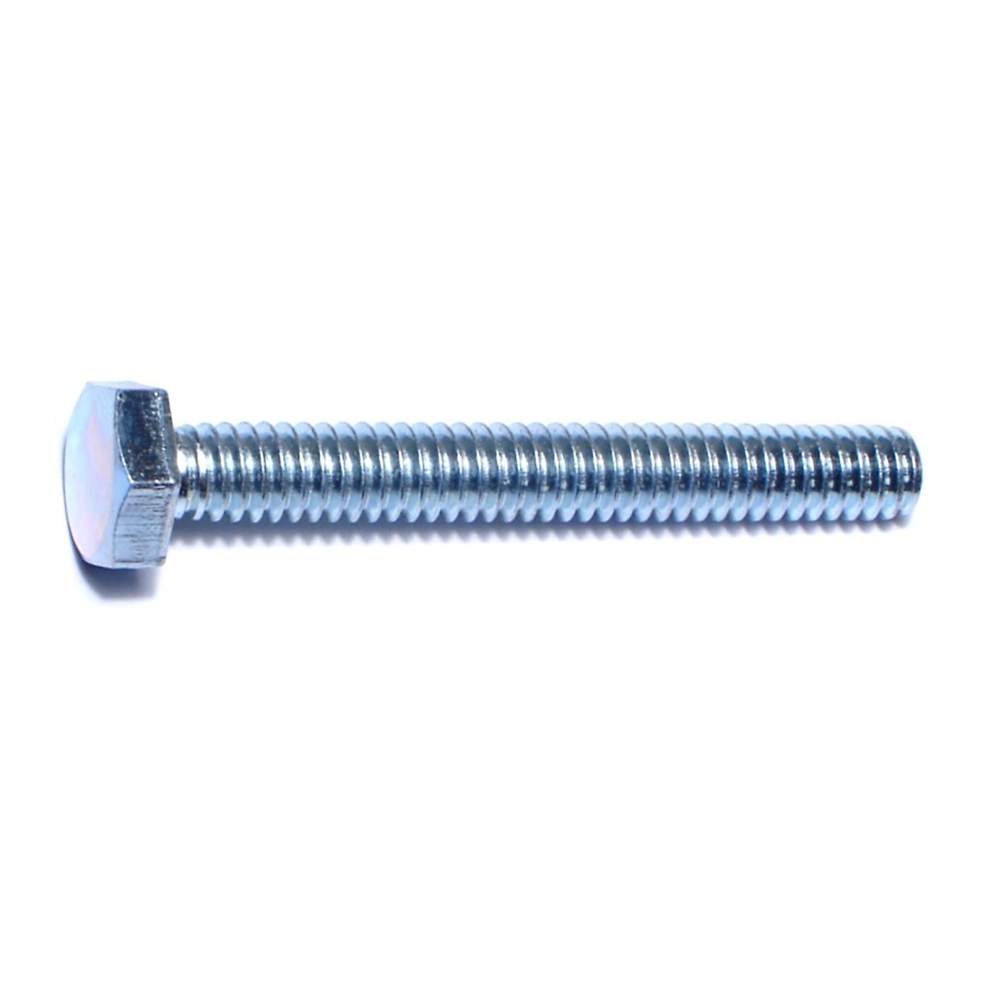 Midwest Fastener Full Thread Hex Head Tap Bolts - 1/4in.-20 x 2in., Zinc Plated Steel, 100 Pcs, Model# 00983